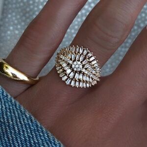 Lunaskye Los Angeles design rose gold diamonds ring